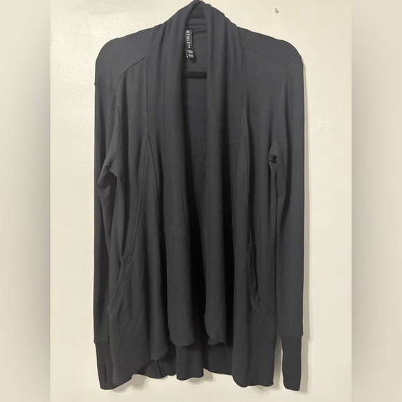 Athleta Sweaters - Athleta Black Open-Front Sweater
